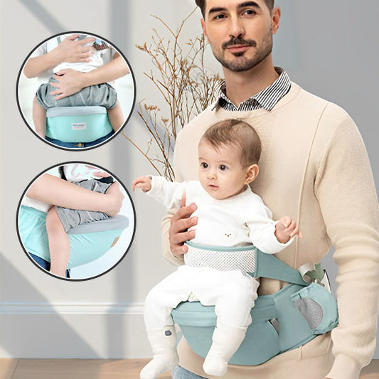 porte-bebe-vert-papa-attache-secursee